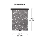 Diono Sun Shade Starry Night Roller Window Shade, Black - ANB Baby