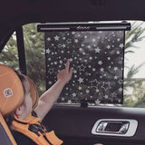 Diono Sun Shade Starry Night Roller Window Shade, Black - ANB Baby