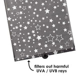 Diono Sun Shade Starry Night Roller Window Shade, Black - ANB Baby