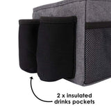 Diono Travel - Pal Car Seat Organizer XL, Grey - ANB Baby