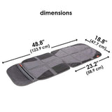 Diono Ultra Mat Car Seat Protector and Heat Shield Deluxe, Gray - ANB Baby