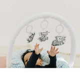 DockATot Deluxe+ Dock Toy Arch and Cheeky Chums Toy Set, Pristine White - ANB Baby