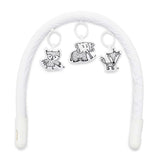 DockATot Deluxe+ Dock Toy Arch and Cheeky Chums Toy Set, Pristine White - ANB Baby