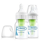 Dr. Brown's 2 - Ounce Bottle with Preemie Nipple, Green, 2 - Pack - ANB Baby