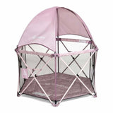 Go With Me Eclipse - Deluxe Portable Playard with Canopy & Padded Floor - ANB Baby