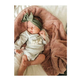 Golden Dot Lane Nylon Bow Headband - ANB Baby