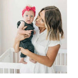 Golden Dot Lane Nylon Bow Headband - ANB Baby