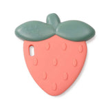 Itzy Ritzy Sweetie Shake Teether with Rattle, Strawberry-Baby Toys-Itzy Ritzy-ANB Baby Store