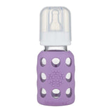 Life Factory Glass Baby Bottle Lavender, 4 oz. - ANB Baby