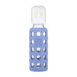 LIFEFACTORY Glass Baby Bottle Blueberry 9 oz-Feeding Bottles-Lifefactory-ANB Baby Store