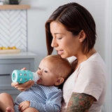 Lifefactory Stage 1 Baby Bottle Nipple for 4 - Ounce and 9 - Ounce, Clear, Pack of 2 - ANB Baby