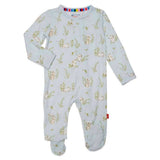 Magnetic Me Blue Hoppily Ever After Magnetic Footie-Clothing-Magnetic Me-0-3 Month-ANB Baby Store