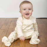 Magnetic Me Cream Jolie Giraffe Organic Cotton Magnetic 3 piece Kimono Set-Clothing-Magnetic Me-New Born-ANB Baby Store