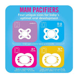 MAM Clear Collection Pacifier Value Pack Set Of 3 Pacifiers 0 - 6 Months - ANB Baby