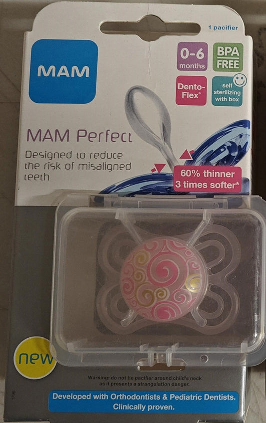 MAM Perfect Pacifier 0-6 Months, -- ANB Baby