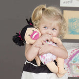 Manhattan Toy Baby Stella Peach Doll with Black Pigtails Toy - ANB Baby