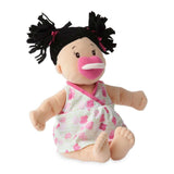 Manhattan Toy Baby Stella Peach Doll with Black Pigtails Toy - ANB Baby