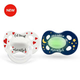 Medela Baby Day & Night Pacifier, Eat Local Design, 2 Pack-Pacifiers & Accessories-Medela-0-6 Months-ANB Baby Store