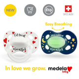 Medela Baby Day & Night Pacifier, Eat Local Design, 2 Pack-Pacifiers & Accessories-Medela-0-6 Months-ANB Baby Store