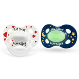Medela Baby Day & Night Pacifier, Eat Local Design, 2 Pack-Pacifiers & Accessories-Medela-0-6 Months-ANB Baby Store