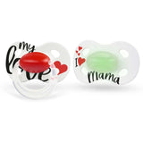 Medela Baby Day & Night Pacifier, My Love design, 2 Pack - ANB Baby