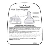 Medela Wide Base Nipples - Pack of 3 - ANB Baby