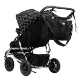 Mountain Buggy V1 Double Satchel with Clips, Change Mat, Herringbone-Stroller Accessories-Mountain Buggy-ANB Baby Store