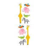 Mrs. Grossman's Strip of Chubby Zoo Animals Stickers-Puzzles & Games-Mrs. Grossman's-ANB Baby Store