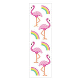 Mrs Grossmans Strip of Glitter Flamingos and Rainbows Stickers - ANB Baby