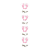 Mrs. Grossman's Strip of Pink Footprints Stickers - ANB Baby