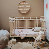 Mushie Extra Soft Muslin Crib Fitted Sheet - ANB Baby