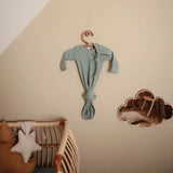 Mushie Ribbed Knotted Baby Gown - ANB Baby