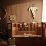 Mushie Ribbed Knotted Baby Gown - ANB Baby