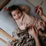 Mushie Ribbed Knotted Baby Gown - ANB Baby