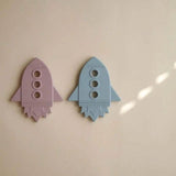 Mushie Rocket Teether, Cloud - ANB Baby