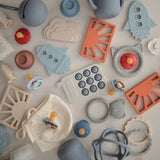 Mushie Rocket Teether, Cloud - ANB Baby