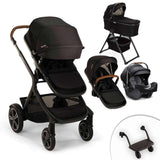 Nuna Demi Next Stroller + Sibling Seat + Rider Board + Pipa RX + Bassinet - ANB Baby