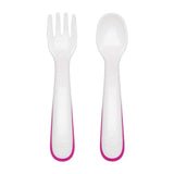 OXO TOT On - the - Go Plastic Fork and Spoon Set with Travel Case - ANB Baby
