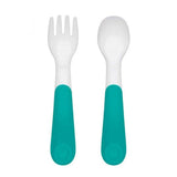 OXO TOT On - the - Go Plastic Fork and Spoon Set with Travel Case - ANB Baby