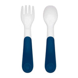 OXO TOT On - the - Go Plastic Fork and Spoon Set with Travel Case - ANB Baby