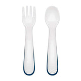 OXO TOT On - the - Go Plastic Fork and Spoon Set with Travel Case - ANB Baby