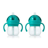 OXO Tot Transitions Straw Cup With Handles, 6 Oz, Teal, 2 Pack - ANB Baby