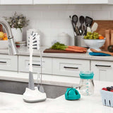 OXO TOT Water Bottle And Straw Cup Cleaning Set With Stand - Gray - ANB Baby