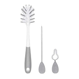 OXO TOT Water Bottle And Straw Cup Cleaning Set With Stand - Gray - ANB Baby