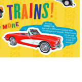 Peel + Discover: Cars! Trucks! Trains! And More Paperback - ANB Baby