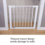 Safety 1st Easy Install Metal Baby Gate with Pressure Mount Fastening , White - ANB Baby