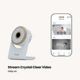 Safety 1st WiFi Video Baby Monitor, White / Wood-Baby Monitors-Safety 1st-ANB Baby Store