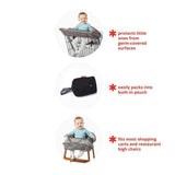 Skip Hop Shopping Cart and Highchair Cover, Grey Feather - ANB Baby