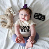 Tenth & Pine Love Bug Organic Cotton Onesie - ANB Baby