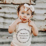 Tenth & Pine Mamas Favorite Human Organic Cotton Onesie - ANB Baby